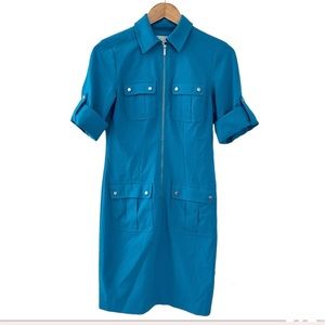 Michael Kors dress size XS. turquoise blue color excellent condition